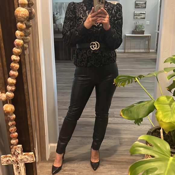 Zara leather leggings - Picture 3 of 9